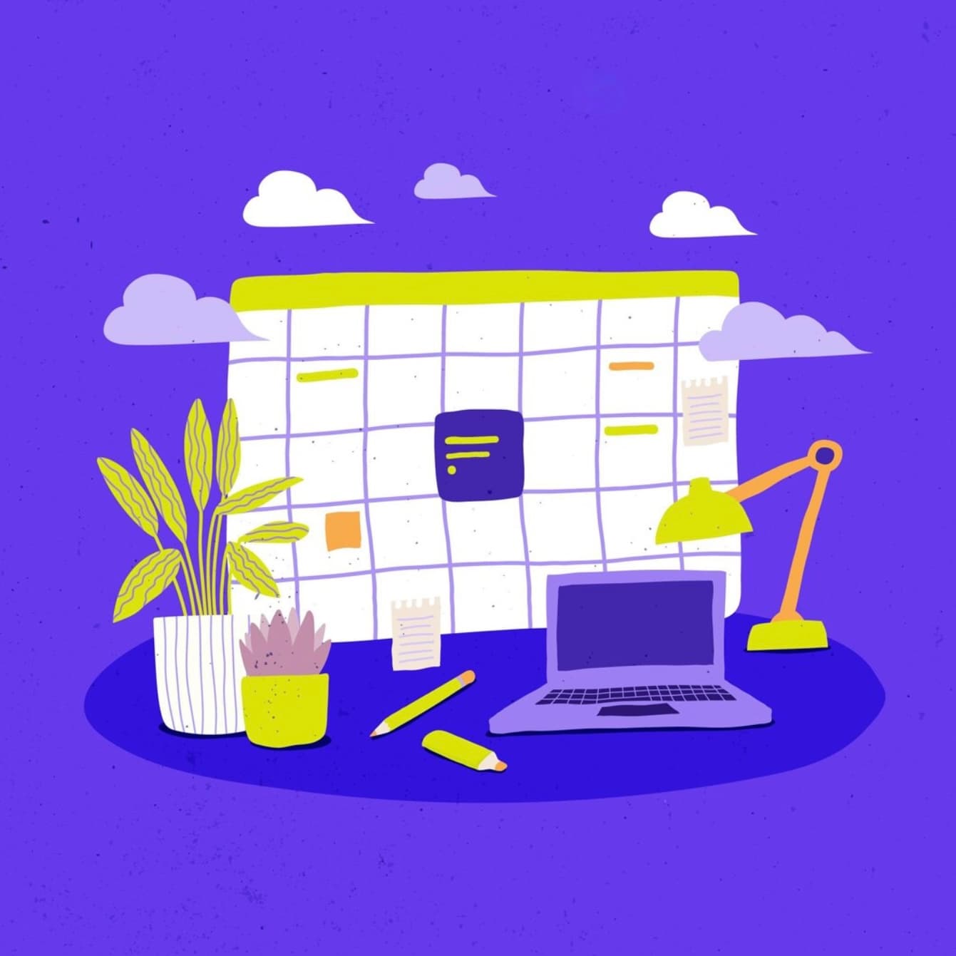 Расписание преподавателя в онлайн-платформе для планирования уроков